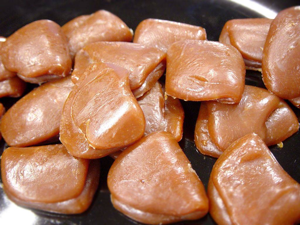 Homemade caramels