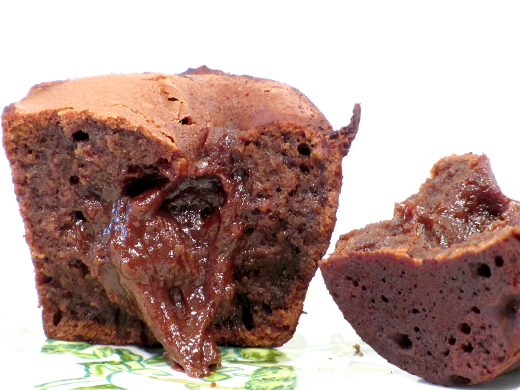 Chokolade fondant - with chocolate cream in the middle