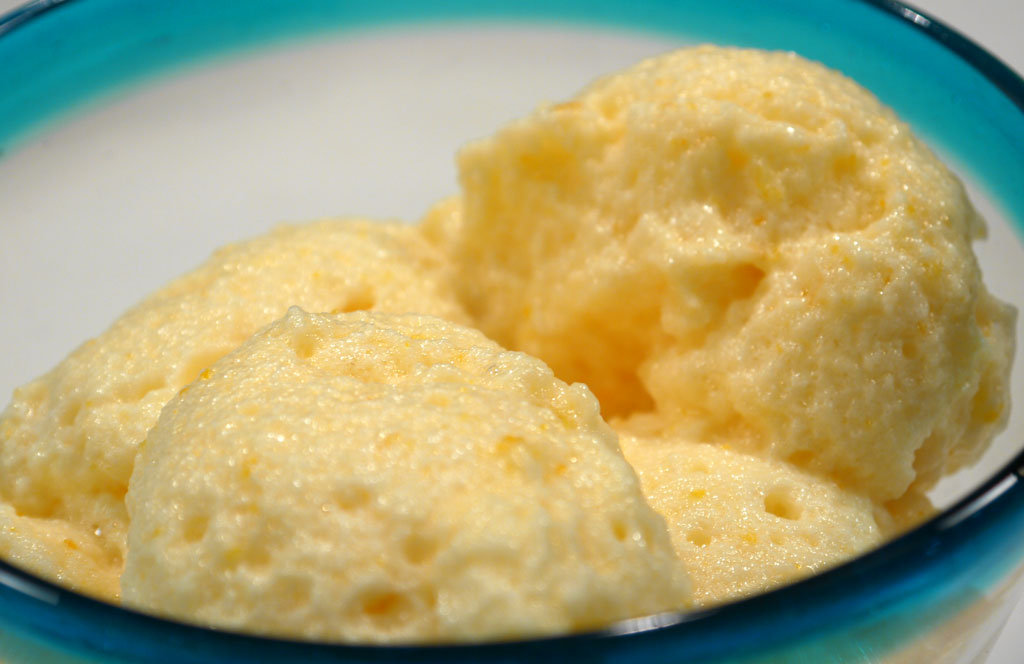 Orange mousse - airy and delicious
