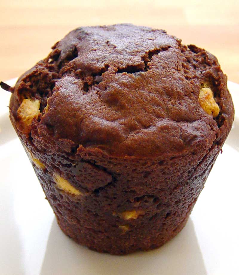 blanding ulæselig afsked Tredobbelt Chokolade Muffin (Triple Chocolate Muffin) - www.kvalimad.dk