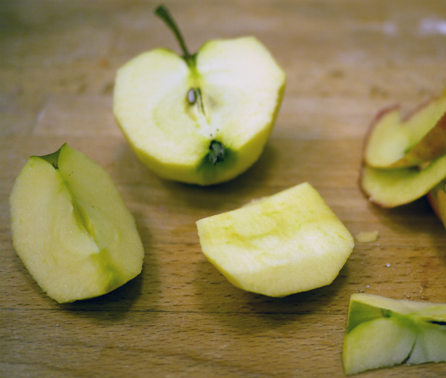 Peel and slice