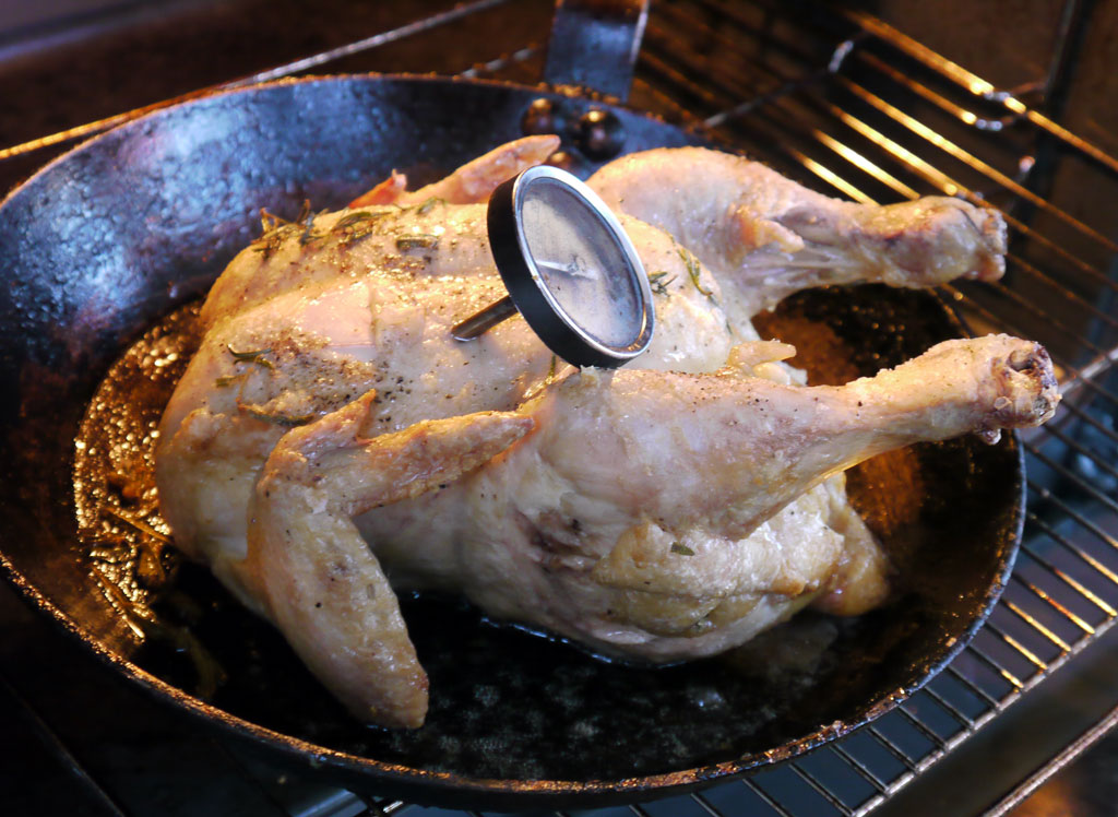 Helstegt kylling i ovn - den endegyldige opskrift ...